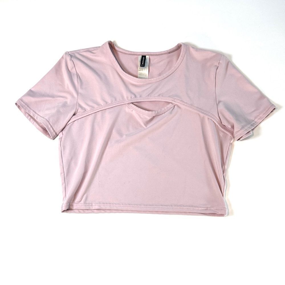 PrettyLittleThing Light Pink Crop Top
